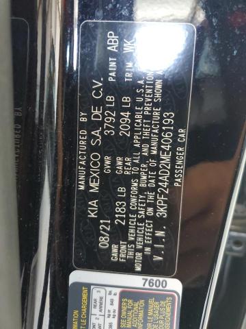 Photo 12 VIN: 3KPF24AD2ME406193 - KIA FORTE FE 