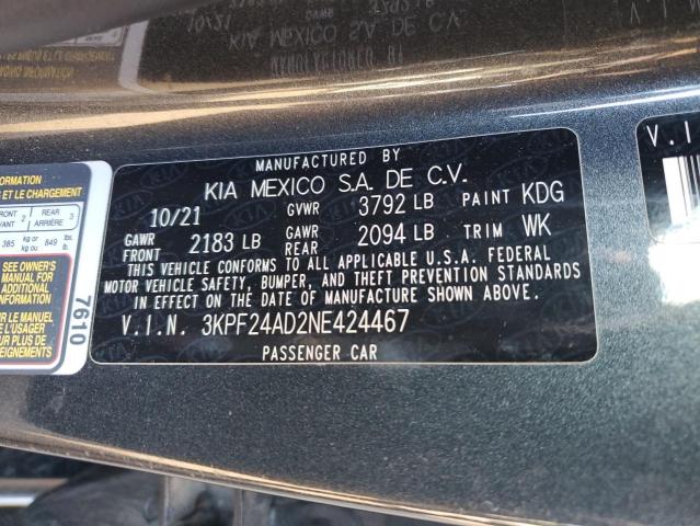 Photo 11 VIN: 3KPF24AD2NE424467 - KIA FORTE 