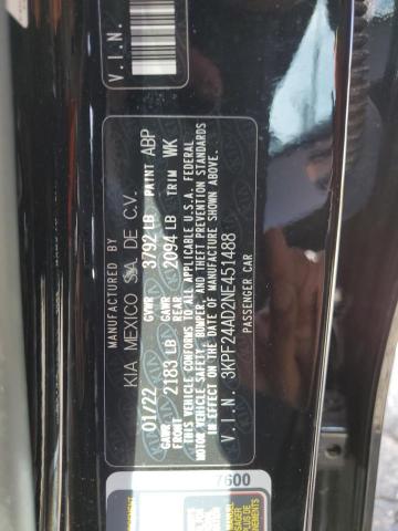 Photo 11 VIN: 3KPF24AD2NE451488 - KIA FORTE 