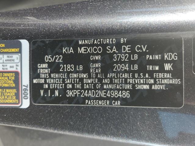 Photo 9 VIN: 3KPF24AD2NE498486 - KIA FORTE FE 