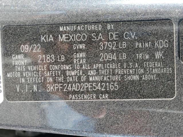 Photo 11 VIN: 3KPF24AD2PE542165 - KIA FORTE LX 