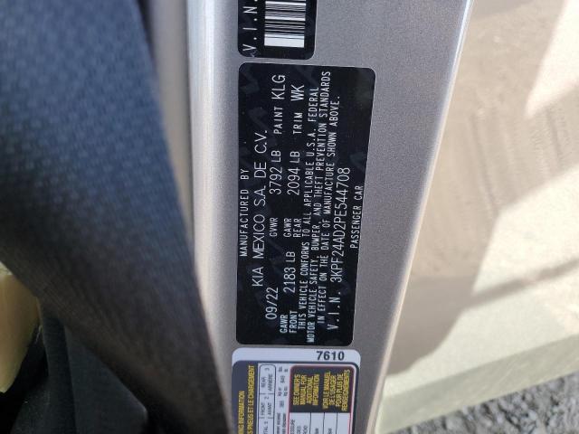 Photo 12 VIN: 3KPF24AD2PE544708 - KIA FORTE 