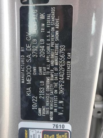 Photo 12 VIN: 3KPF24AD2PE556793 - KIA FORTE LX 