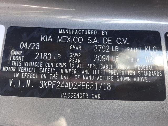 Photo 12 VIN: 3KPF24AD2PE631718 - KIA FORTE 