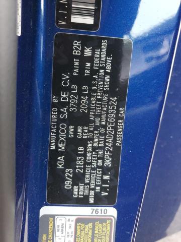 Photo 11 VIN: 3KPF24AD2PE693524 - KIA FORTE LX 