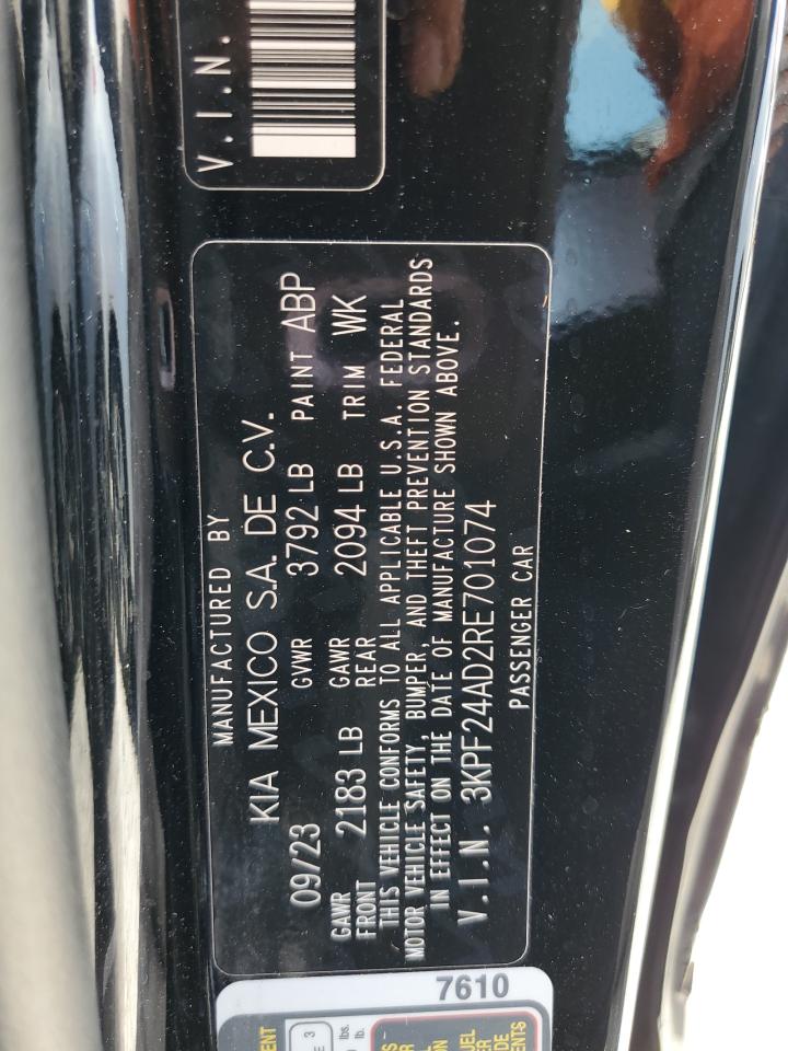 Photo 11 VIN: 3KPF24AD2RE701074 - KIA FORTE 