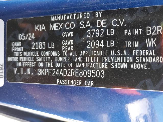 Photo 11 VIN: 3KPF24AD2RE809503 - KIA FORTE LX 