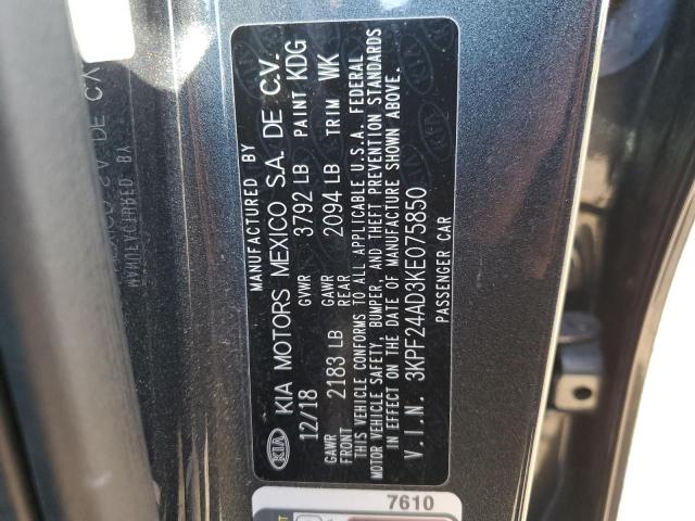 Photo 12 VIN: 3KPF24AD3KE075850 - KIA FORTE FE 