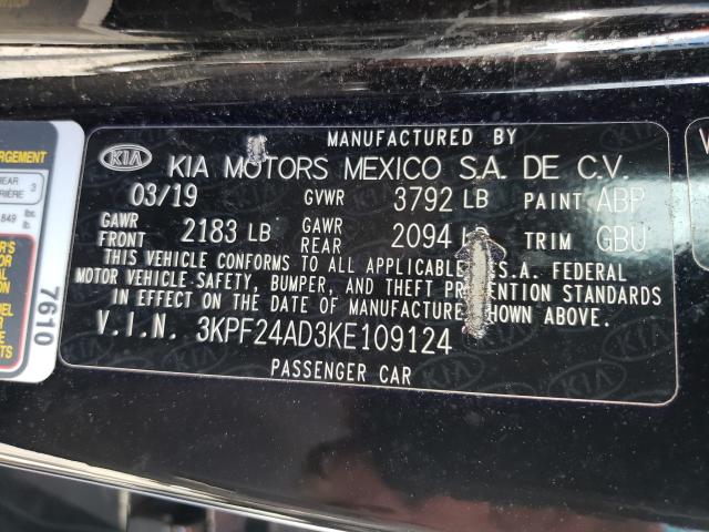 Photo 9 VIN: 3KPF24AD3KE109124 - KIA FORTE FE 