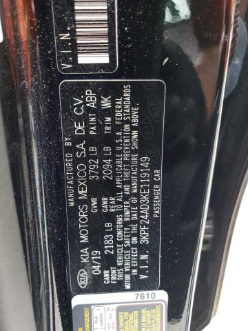 Photo 11 VIN: 3KPF24AD3KE119149 - KIA FORTE 