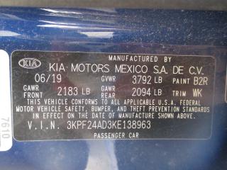 Photo 8 VIN: 3KPF24AD3KE138963 - KIA FORTE FE 