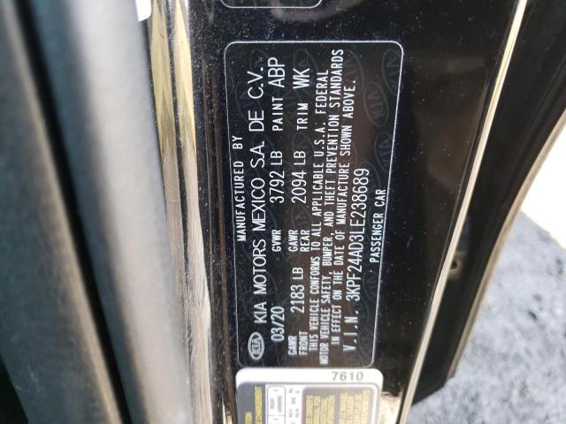 Photo 11 VIN: 3KPF24AD3LE238689 - KIA FORTE 