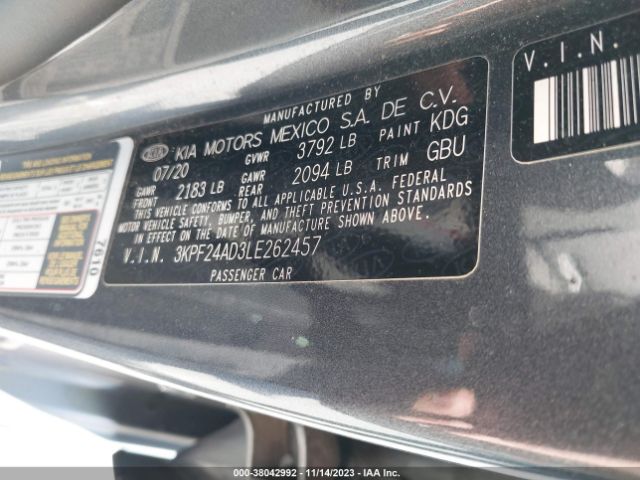 Photo 8 VIN: 3KPF24AD3LE262457 - KIA FORTE 