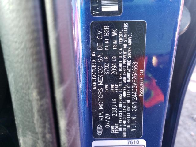 Photo 12 VIN: 3KPF24AD3ME264663 - KIA FORTE FE 