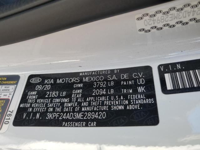 Photo 12 VIN: 3KPF24AD3ME289420 - KIA FORTE 