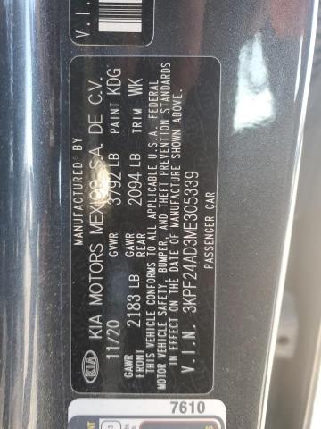 Photo 12 VIN: 3KPF24AD3ME305339 - KIA FORTE FE 