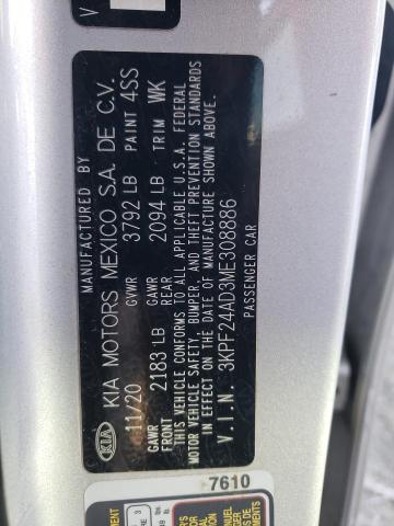 Photo 11 VIN: 3KPF24AD3ME308886 - KIA FORTE 