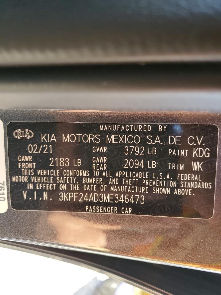 Photo 11 VIN: 3KPF24AD3ME346473 - KIA FORTE 