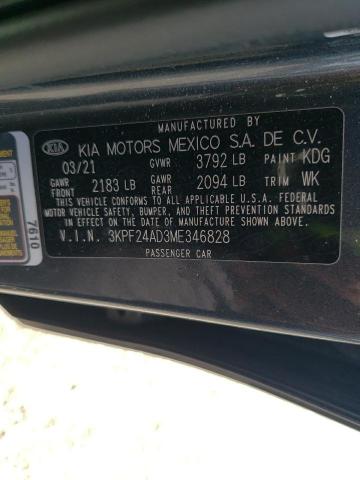 Photo 11 VIN: 3KPF24AD3ME346828 - KIA FORTE FE 