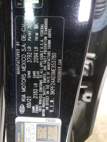 Photo 9 VIN: 3KPF24AD3ME353780 - KIA FORTE FE 