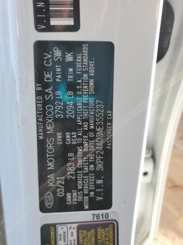 Photo 11 VIN: 3KPF24AD3ME355237 - KIA FORTE FE 