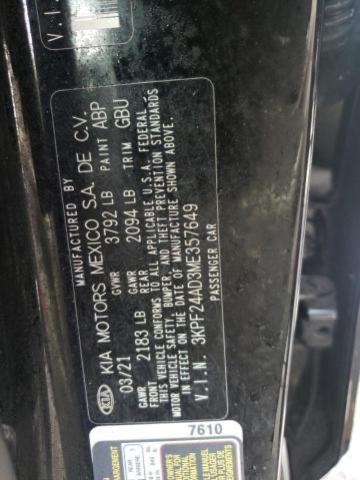 Photo 11 VIN: 3KPF24AD3ME357649 - KIA FORTE FE 