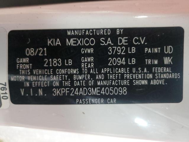 Photo 11 VIN: 3KPF24AD3ME405098 - KIA FORTE FE 