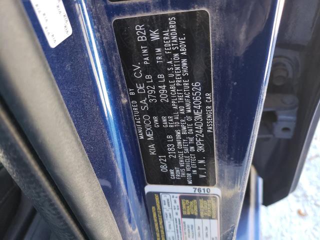 Photo 11 VIN: 3KPF24AD3ME406526 - KIA FORTE 