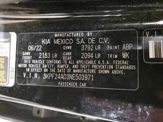 Photo 11 VIN: 3KPF24AD3NE503971 - KIA FORTE FE 