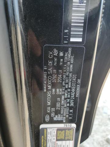 Photo 12 VIN: 3KPF24AD4KE011431 - KIA FORTE FE 