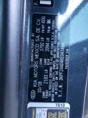 Photo 11 VIN: 3KPF24AD4KE041464 - KIA FORTE 