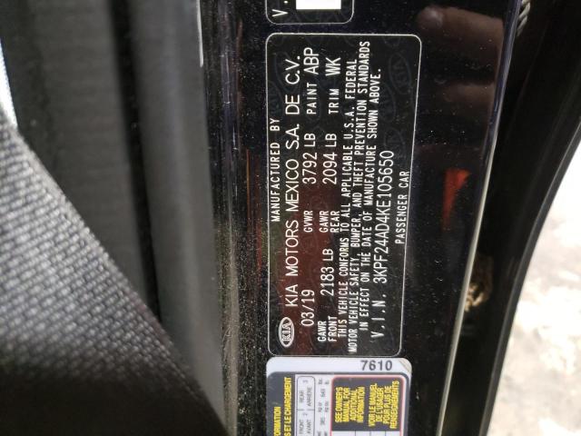 Photo 12 VIN: 3KPF24AD4KE105650 - KIA FORTE FE 