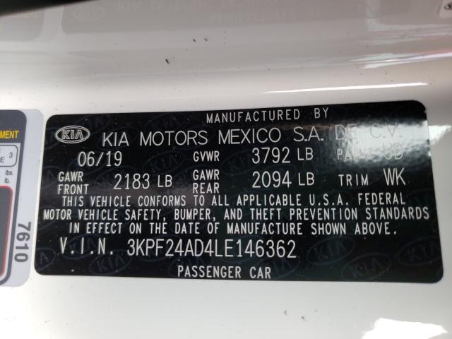 Photo 9 VIN: 3KPF24AD4LE146362 - KIA FORTE FE 