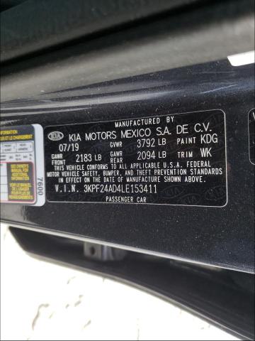 Photo 9 VIN: 3KPF24AD4LE153411 - KIA FORTE FE 