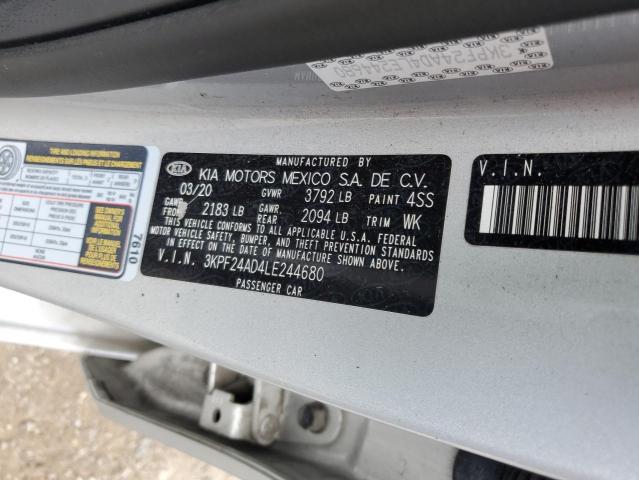 Photo 11 VIN: 3KPF24AD4LE244680 - KIA FORTE FE 