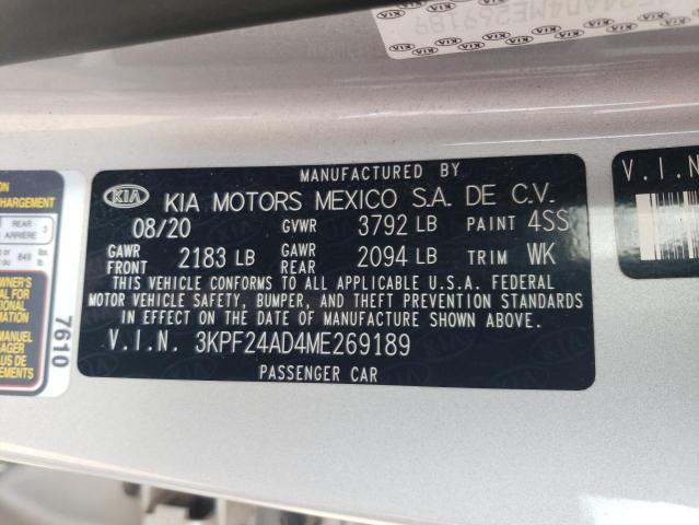 Photo 11 VIN: 3KPF24AD4ME269189 - KIA FORTE FE 