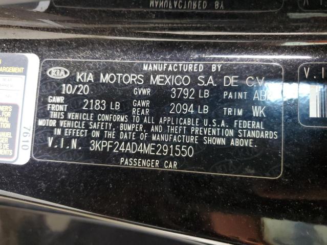 Photo 11 VIN: 3KPF24AD4ME291550 - KIA FORTE FE 