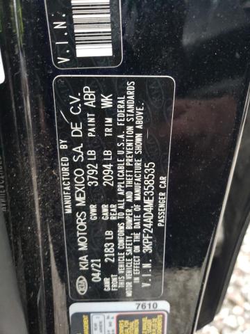 Photo 11 VIN: 3KPF24AD4ME358535 - KIA FORTE FE 