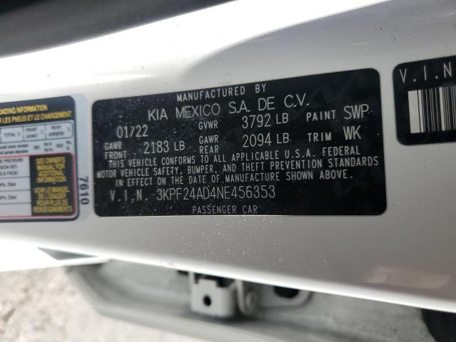 Photo 11 VIN: 3KPF24AD4NE456353 - KIA FORTE FE 