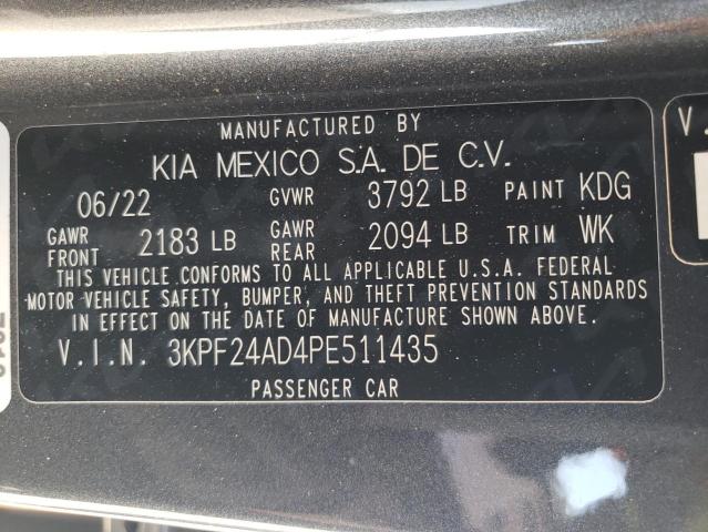 Photo 11 VIN: 3KPF24AD4PE511435 - KIA FORTE LX 