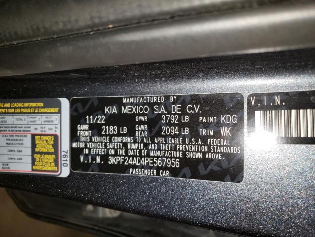 Photo 11 VIN: 3KPF24AD4PE567956 - KIA FORTE LX 