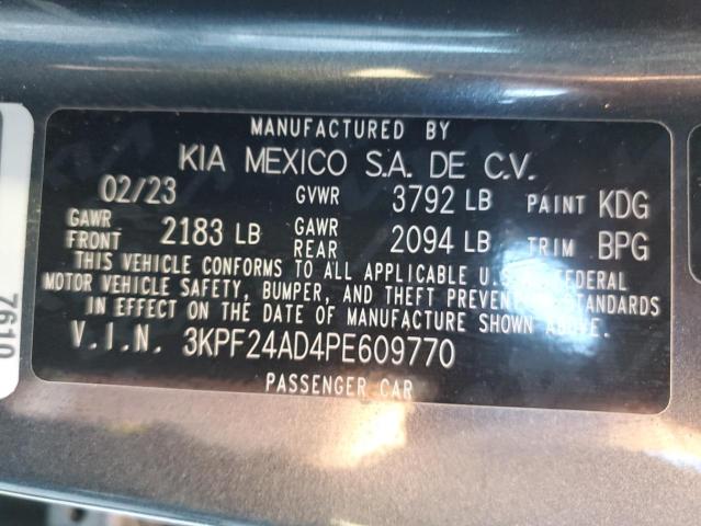 Photo 11 VIN: 3KPF24AD4PE609770 - KIA FORTE LX 