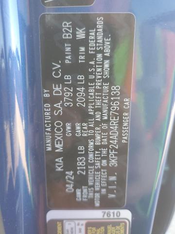 Photo 11 VIN: 3KPF24AD4RE796138 - KIA FORTE LX 