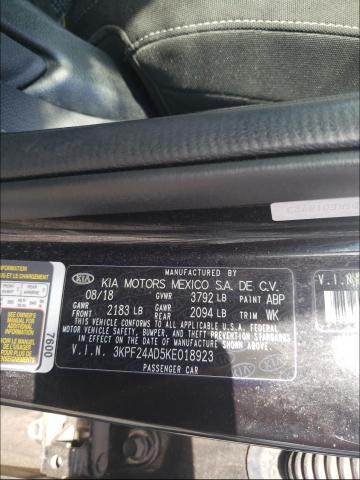 Photo 9 VIN: 3KPF24AD5KE018923 - KIA FORTE FE 