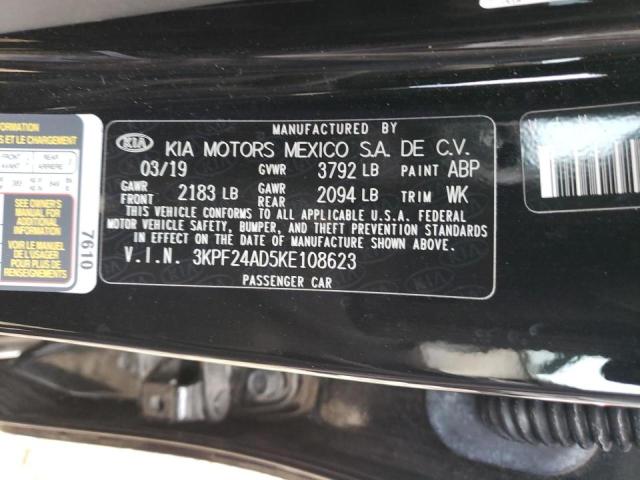 Photo 9 VIN: 3KPF24AD5KE108623 - KIA FORTE FE 