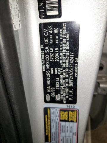 Photo 12 VIN: 3KPF24AD5LE142417 - KIA FORTE 