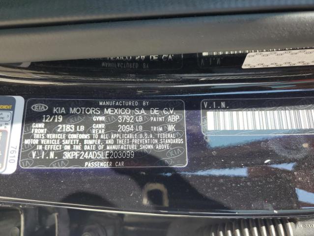 Photo 12 VIN: 3KPF24AD5LE203099 - KIA FORTE 