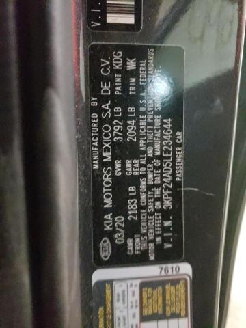 Photo 9 VIN: 3KPF24AD5LE234644 - KIA FORTE FE 