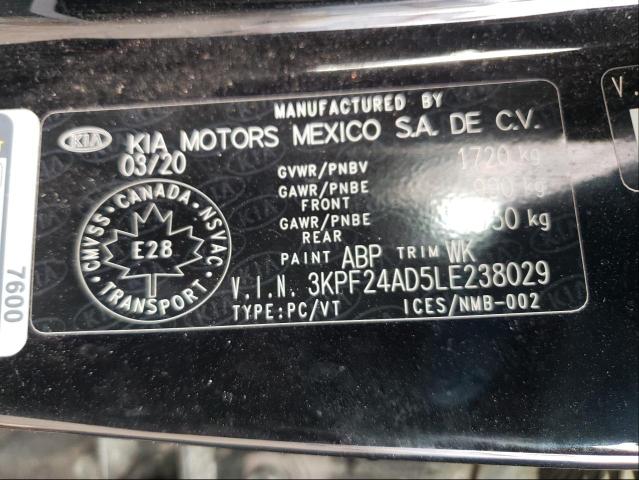 Photo 9 VIN: 3KPF24AD5LE238029 - KIA FORTE FE 