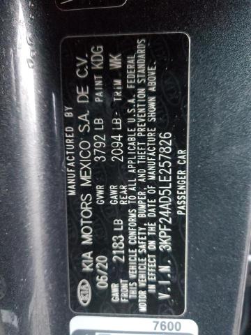 Photo 12 VIN: 3KPF24AD5LE257826 - KIA FORTE FE 